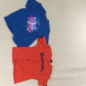 Brand new never worn Bench and Jordan TShirt